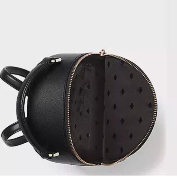 Kate Spade Schuyler Mini Backpack Black Saffiano PVC - Picture 5 of 5